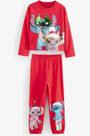 Next License Lilo and Stitch Christmas 100% Cotton Pyjamas (3-14yrs)12 år (152cm)
