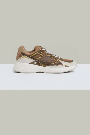 Reiss Volt Nubuck and Mesh Trainers