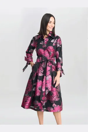 Gina Bacconi Lauren Jacquard Skjortekjole48