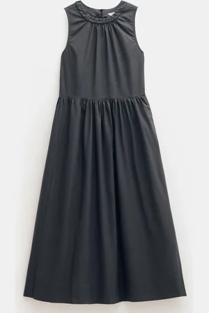 Hush Puppies Sleeveless Crew Neck Maxi 100% Cotton Dress46