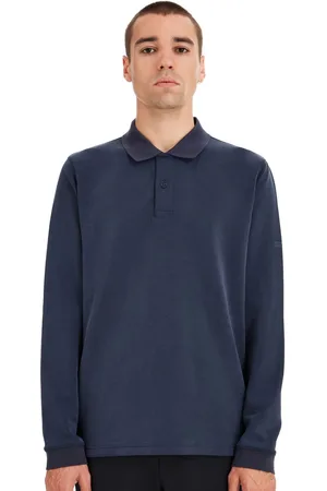 Sealskinz Blue Flordon Long Sleeve Soft Touch Polo ShirtS