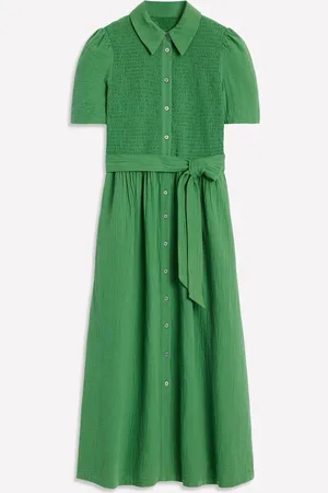 Boden 100% Cotton Amber Double Cloth Midi Dress36
