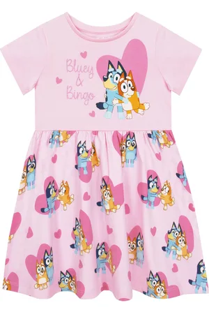Character 100% Cotton Bluey Dress6 - 7 år (116 - 122cm)