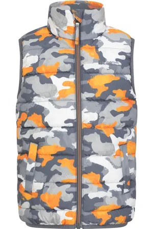 Mountain Warehouse Rocko Kids trykt vandafvisende polstret Gilet3 - 4 år (98 - 104cm)