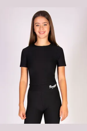 Pineapple Girls Rib Short Sleeve Crop Top134140cm