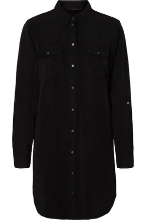VERO MODA Letvægts denimskjorte Kjole34