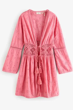 Guess Pink Paisley 100% Cotton Coverupsxlarge