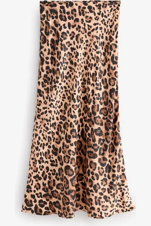 Next Tryk Satin Midi Nederdele42