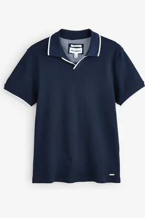 Threadbare Interlock Trophy Neck 100% Cotton Polo Shirtxlarge