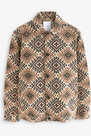 Next Pattern Tapestry Shacket OvershirtXL