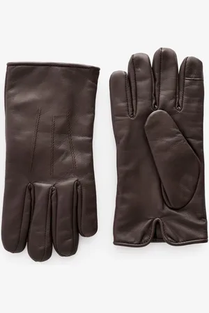 Next Leather Fleece Lined GlovesS