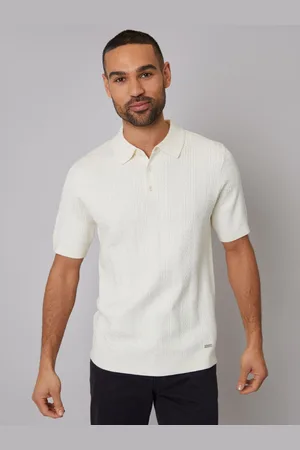 Threadbare Mini Cable Knit Polo-skjorter2X-Large