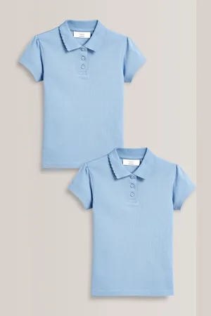 Next 100% Bomuld Kortærmet Polo Shirts 2 Pakke (3-16år)14 år (164cm)
