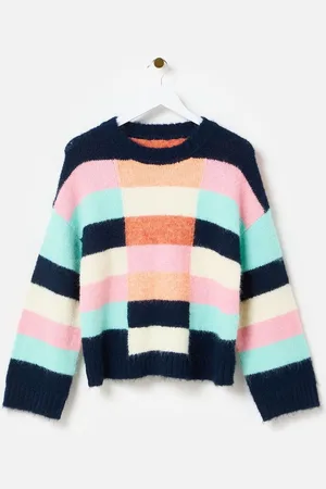 Oliver Bonas Colour Block Knitted Jumper42