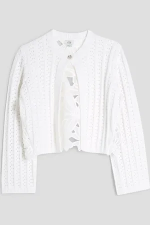 River Island Girls Lace Back Cardigan5 - 6 år (110 - 116cm)