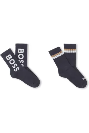 HUGO BOSS Logo Sokker 2 Pakkeuk95eu275