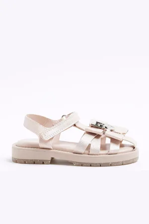 River Island Girls Bow Fisherman Sandalsuk4eu205