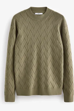 Next Regular Fit Soft Touch Premium Knitted Texture Crew Jumper3XL
