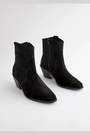 Next Forever Comfort Leather Ankle Western Cowboy Boots