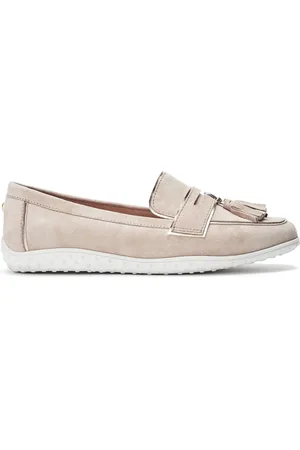 Moda In Pelle Elinia Tassel Detail Suede Loaferseu355