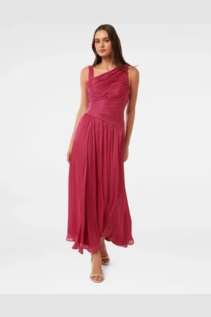 Forever New Nya Metallisk Asymmetrisk Maxikjole44