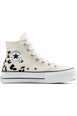 Converse Pale Platform Lift High Top Trainers5.5