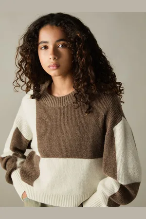 Reiss Amie Colourblock-Intarsia Jumper with Wool and Alpaca12 - 13 år (152 - 158cm)