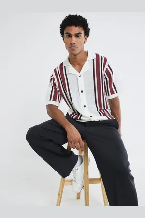 River Island Textured Stripe ShirtMiddel
