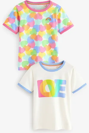 Little Bird Short Sleeve Colourful T-Shirts 2 Pack116122cm