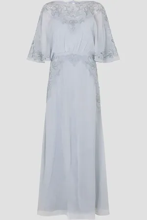 Monsoon Tatiana Angel Sleeve Embellished Maxi Dress36