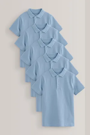 Next Cotton School Kortærmet 100% Bomuld Polo shirts (3-16år)9 år (134cm)