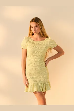 Next Shirred Pufærme Mini Kjole46høj