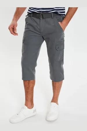 Threadbare 3/4 Length Belted Cargo Trousers38