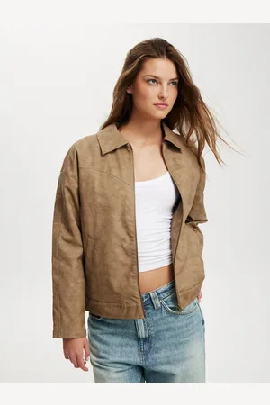 Cotton On River Faux Suede Jacket2XS-XS