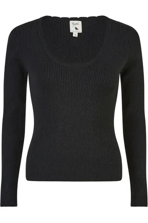 Yumi Metallisk strikket ribstopM