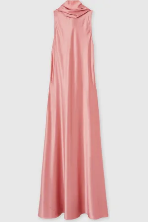 Reiss Fae Satin Cape Maxikjole32