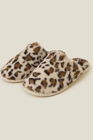 Accessorize Faux Fur SlippersL