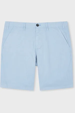 Paul Smith Regular Fit Blue Logo Shorts38r