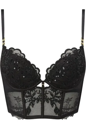Ann Summers The Icon Embroidered Padded Corset Bustier12 B-C