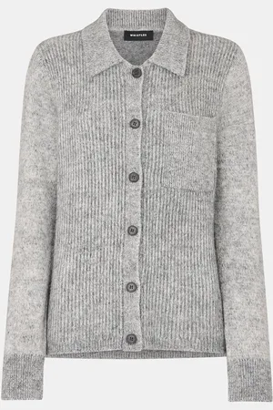 Whistles Isla Ribbed Cardiganlarge