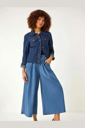 Roman Corduroy Wide Leg 100% Cotton Culotteslarge