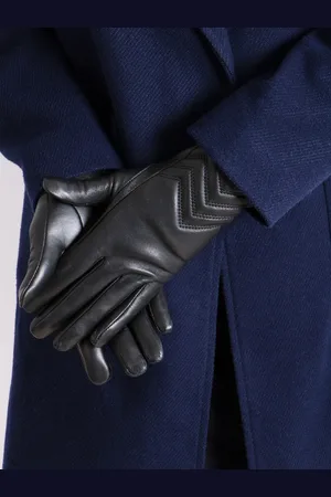Totes Dame Isotoner Cashmere Foret Premium Læder HandskerS