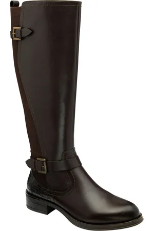 Ravel Leather Knee-High Boots