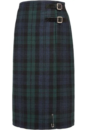CELTIC & CO. Green Midi Celt Kilt Skirt44