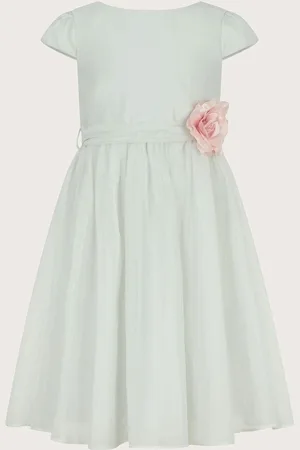 Monsoon Rossy Shimmer Bridesmaid Dress11 - 12 år (146 - 152cm)
