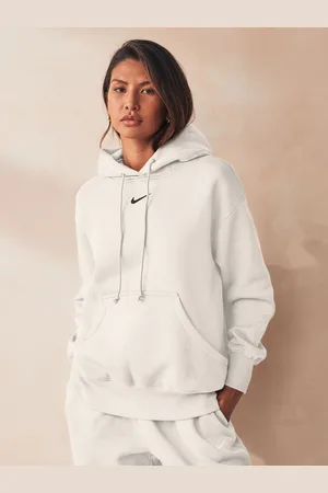 Nike Sportstøj Phoenix Fleece Oversized Mini Swoosh Pullover Hættetrøje32-34