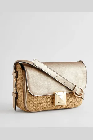 Next Raffia Cross-body taskeEn