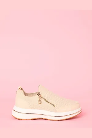 Lipsy London Pull On Side Zip Stretch Knit Chunky Trainers