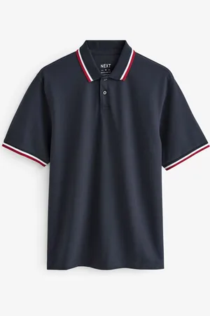 Next Kortærmet Tipped Normal pasform Polo ShirtXXL