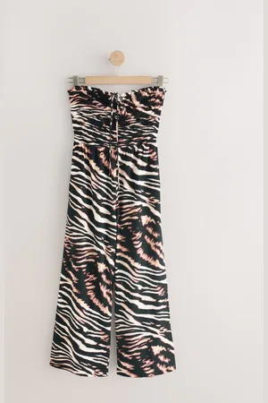 Next Halter Neck Wide Leg 100% Cotton Jumpsuit46høj